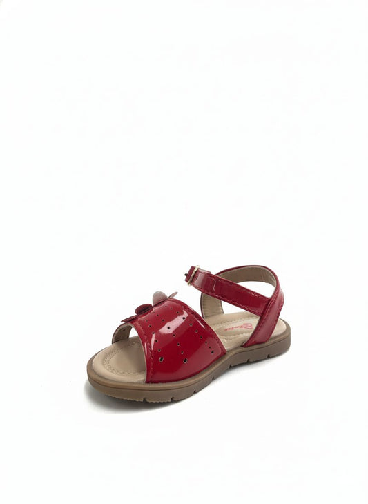 Sandalia Corazones Roja