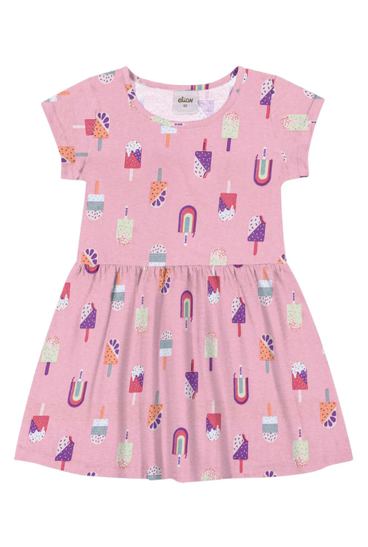Vestido Helados Elian Rosa
