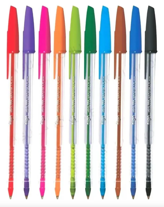 Boligrafo Filgo Stick 1mm X 10 Colores Surtidos