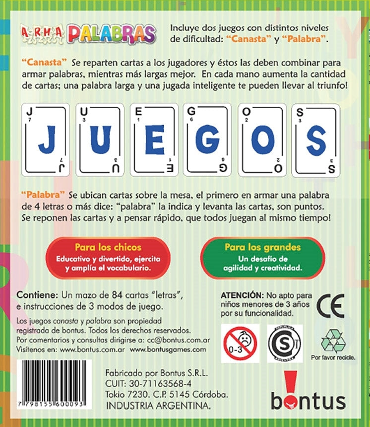 Juegos Para Llevar Armapalabras