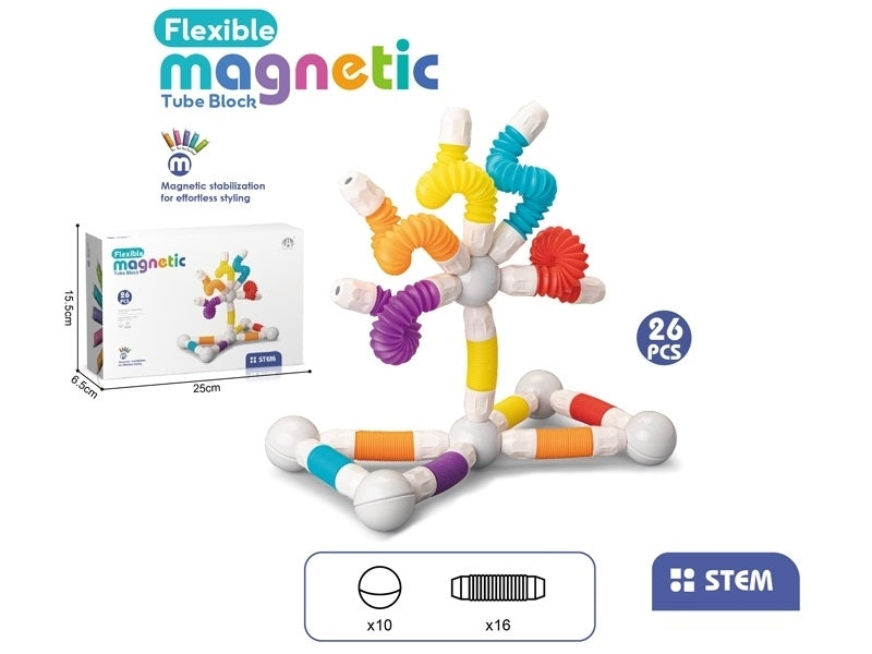 Didáctico Magnético Tubos 26 pcs