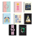 Pack x4 Libreta 96h ilustra diseños con espiral