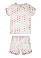 Conjunto Pijama Corazones Alakazoo - Blanco