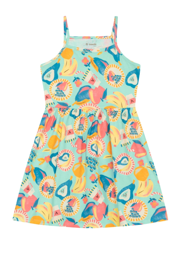 Vestido Frutas Brandili - Verde