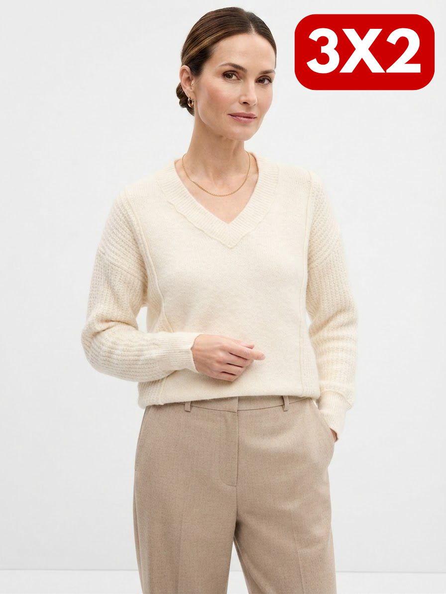 Sweater Louisville - Blanco