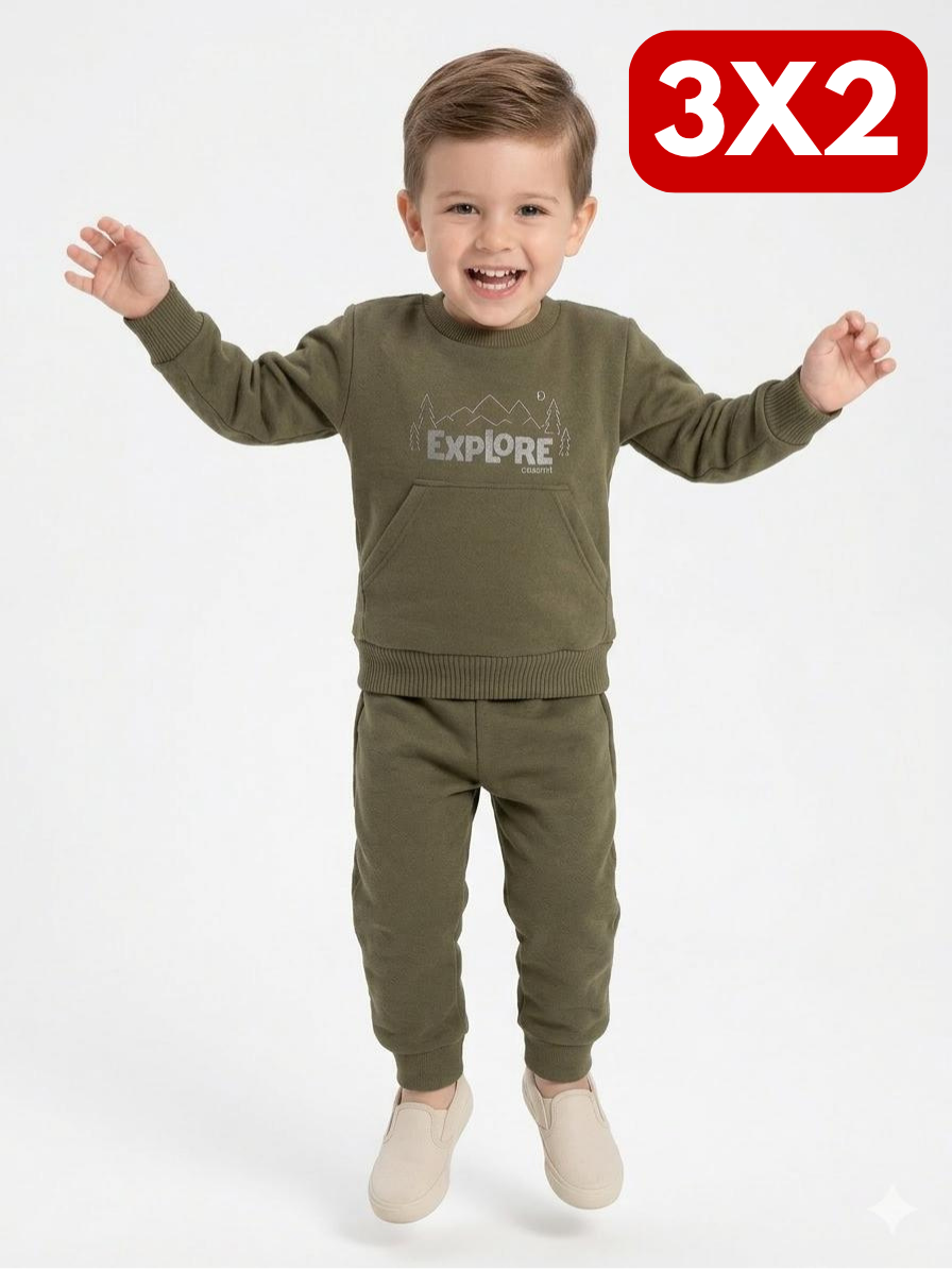 CONJUNTO MASCULINO INFANTIL COLORITTA