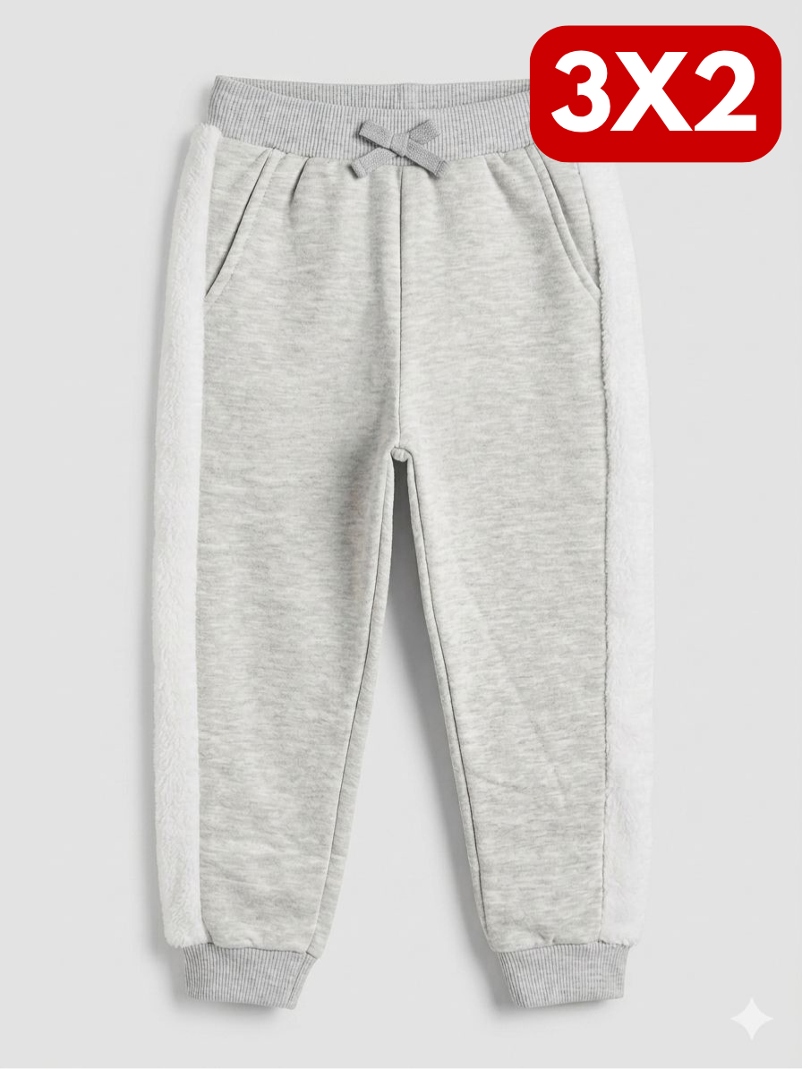 Pantalón Deportivo C/Peluche - Gris