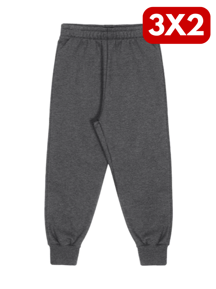 Pantalon deportivo - Gris Mezcla