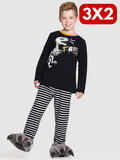 Pijama  T-Rex - Preto