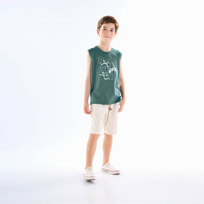 Musculosa Juvenil Player Verde