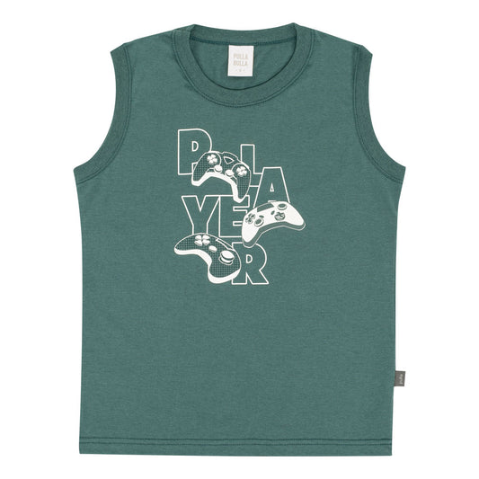 Musculosa Juvenil Player Verde