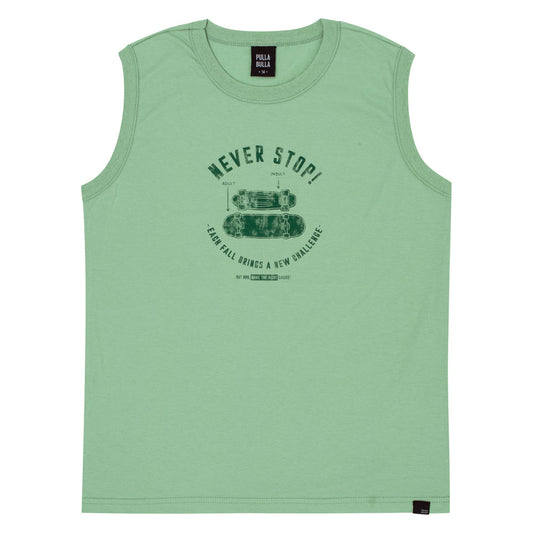 Musculosa Juvenil Pistacho