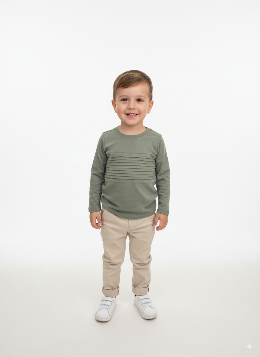 Remera Manga Larga Verde