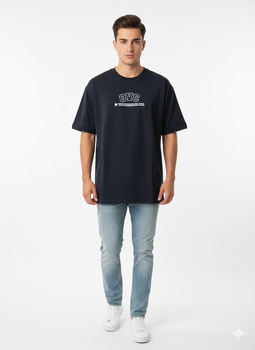 Remera Overcore OVC AZUL MARINO