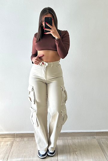 DENIM CARGO LUNA