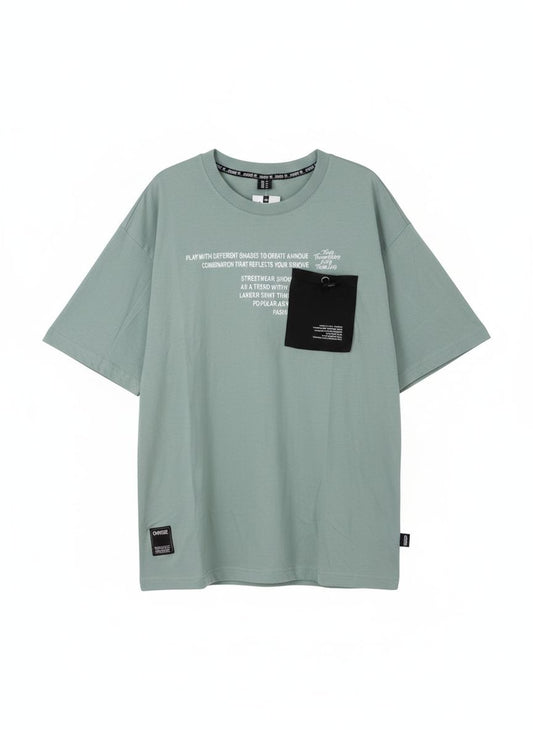 REMERA OVERSIZE VERDE AGUA