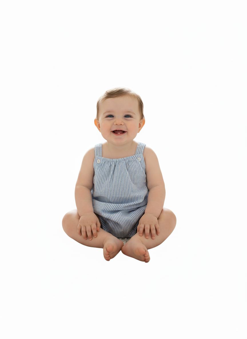 Enterito Bebe Jardinero