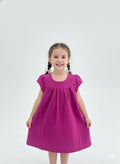 Vestido Magenta Pana