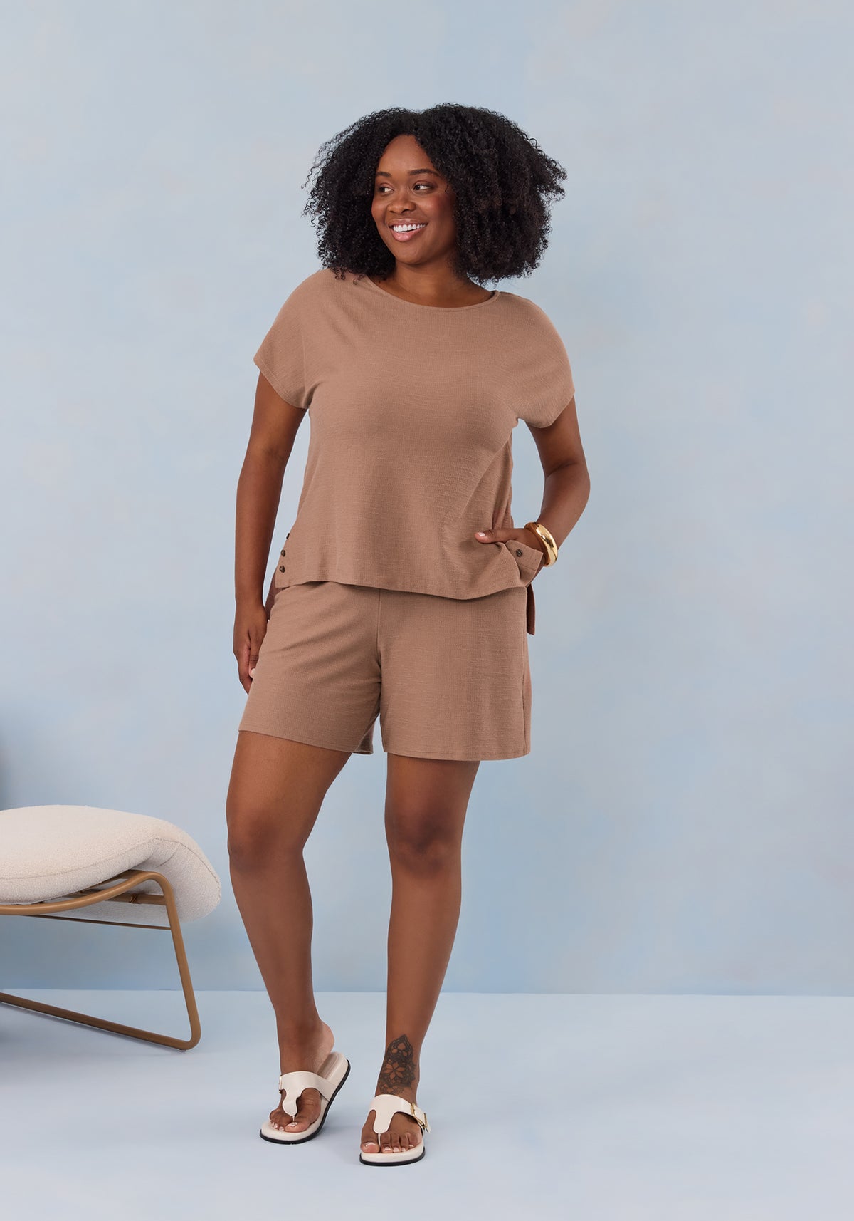 Conjunto Punto Lunender - Nude