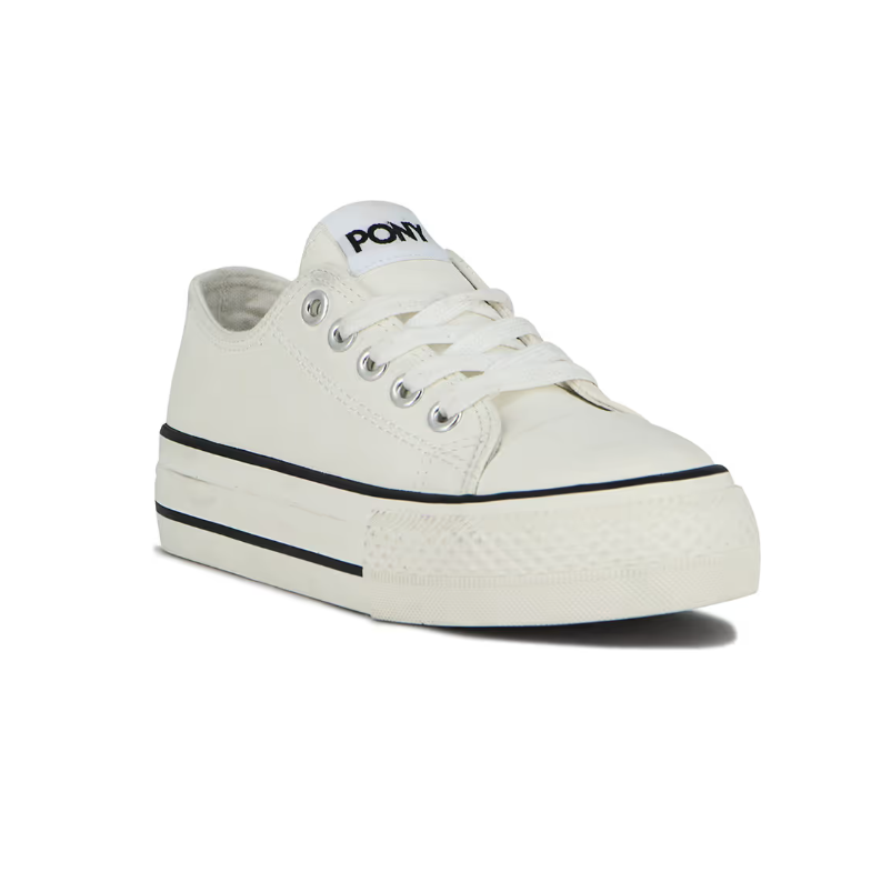 Pony Calzado C/Plataforma Fifth Ave Kids - White