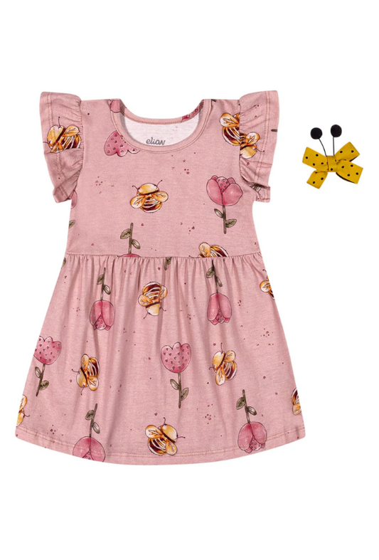 Vestido Femenino Con Broche