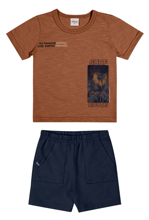 Conjunto Masculino Surf Marron