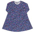Vestido Bebe Animal Print Violeta