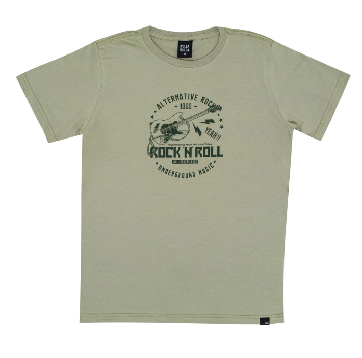 Remera Masculina Juvenil Verde