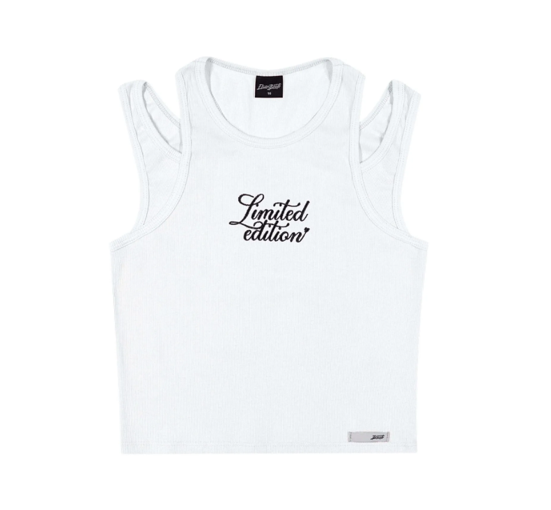 Musculosa Doble Tira Blanca