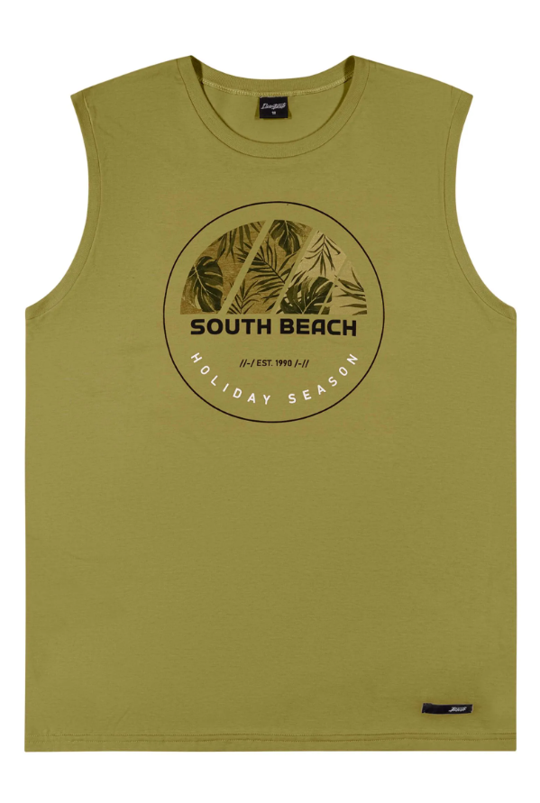 Musculosa Masculina South Beach Verde