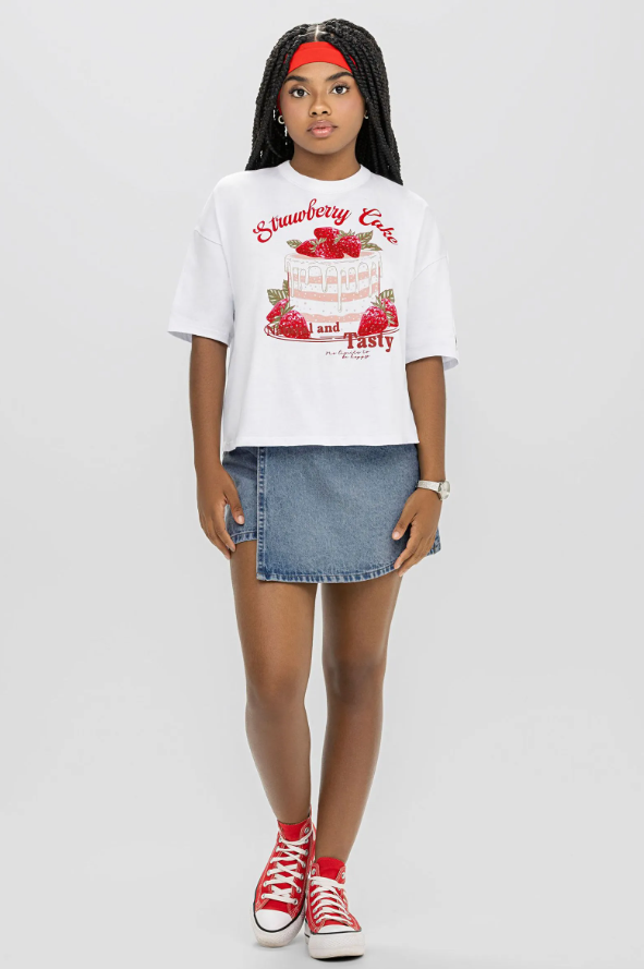 Blusa Femenina Juvenil Strawberry