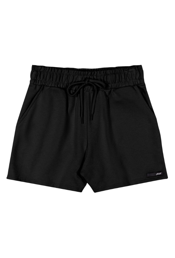 Short Femenino Juvenil Preto