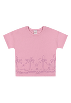 Remera Estampada Palmeras