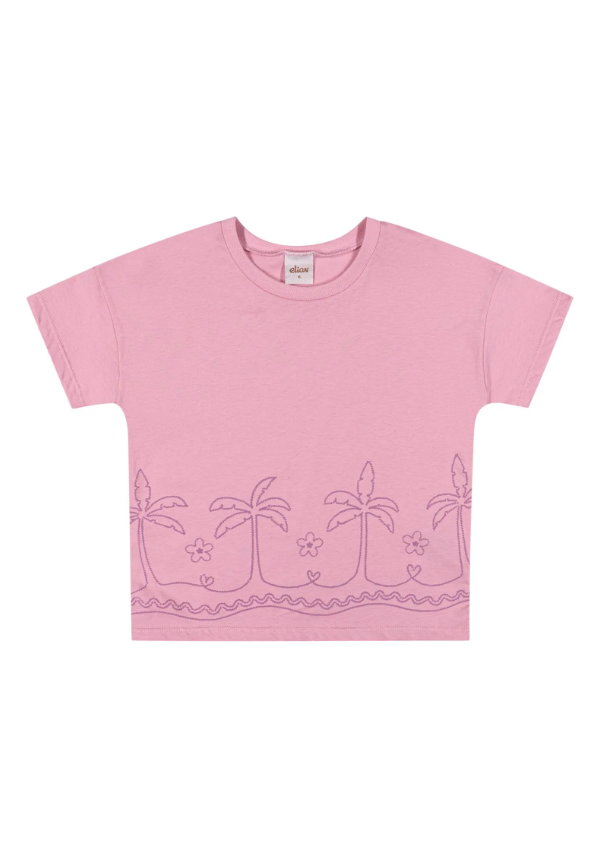 Remera Estampada Palmeras