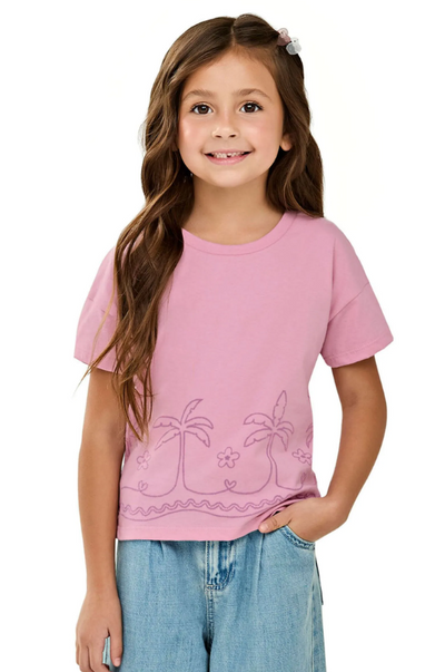 Remera Estampada Palmeras