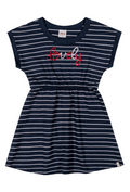 Vestido Niña Rayado Azul
