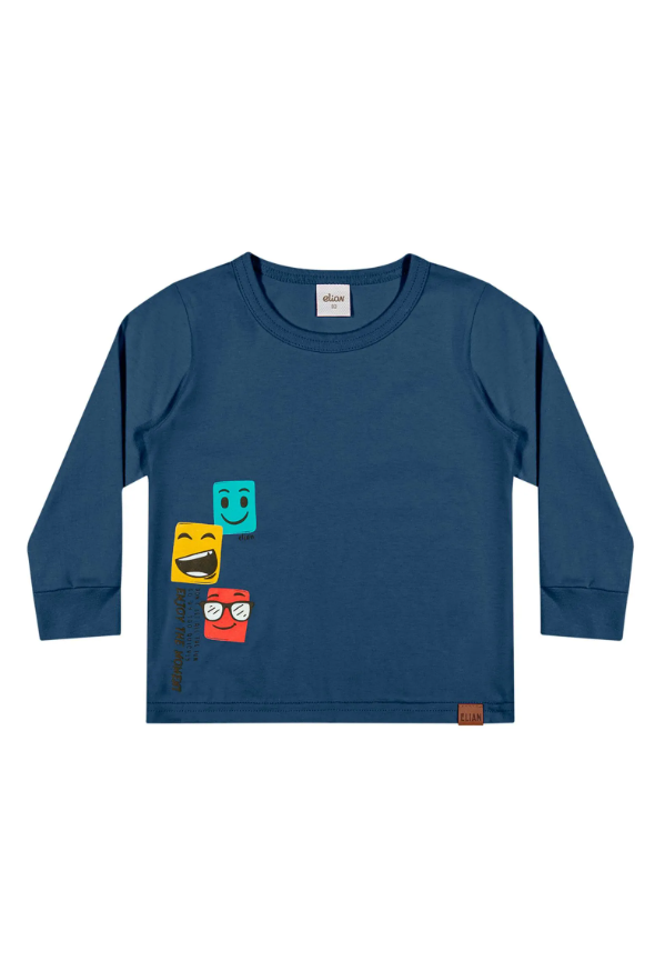 Remera Infantil Azul Elian