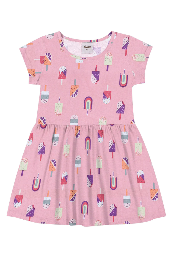 Vestido Helados Elian Rosa