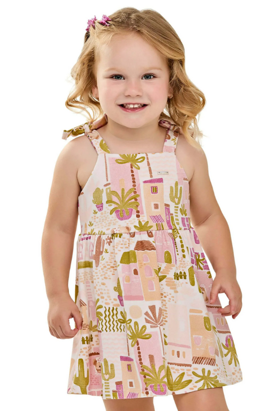 Vestido Estampado Niña Elian