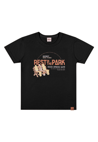 Remera Park Masculina Preto