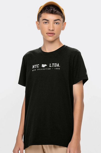 Remera NYC Elian Preto