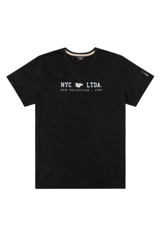 Remera NYC Elian Preto