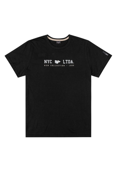 Remera NYC Elian Preto