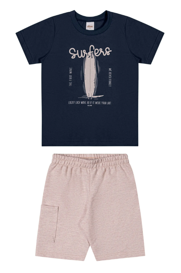 Conjunto Surfers Elian Azul