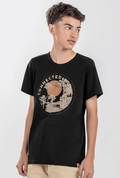 Remera Connected Juvenil Elian Preto