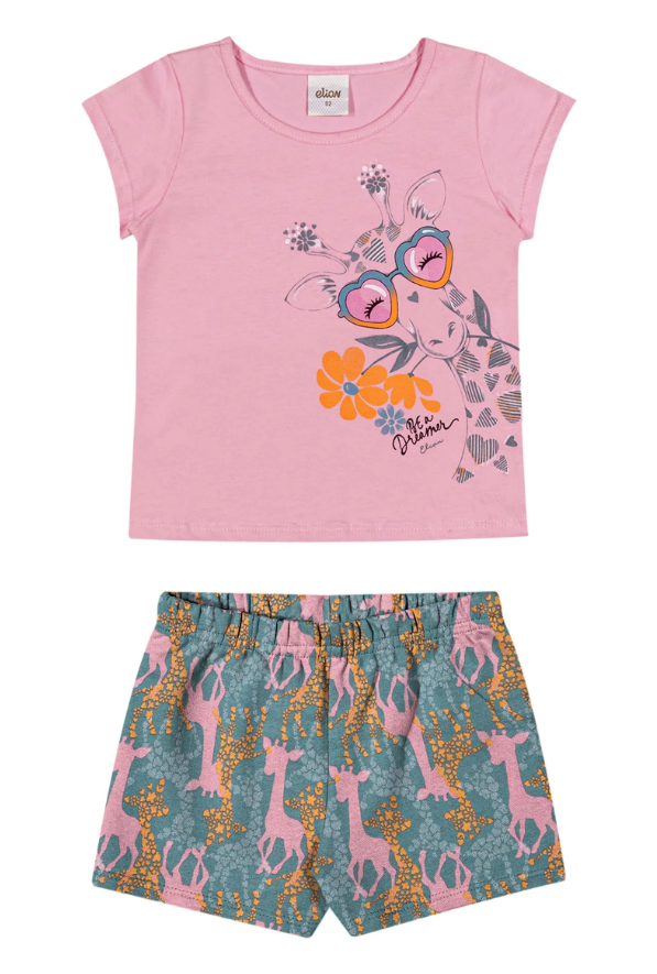 Conjunto Jirafa Rosa