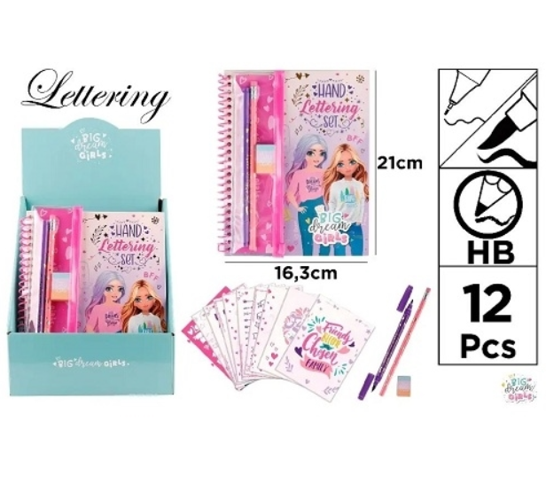 Set cuaderno de lettering