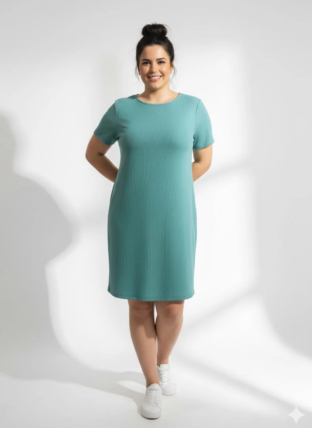 VESTIDO ACANALADO MARIALICIA