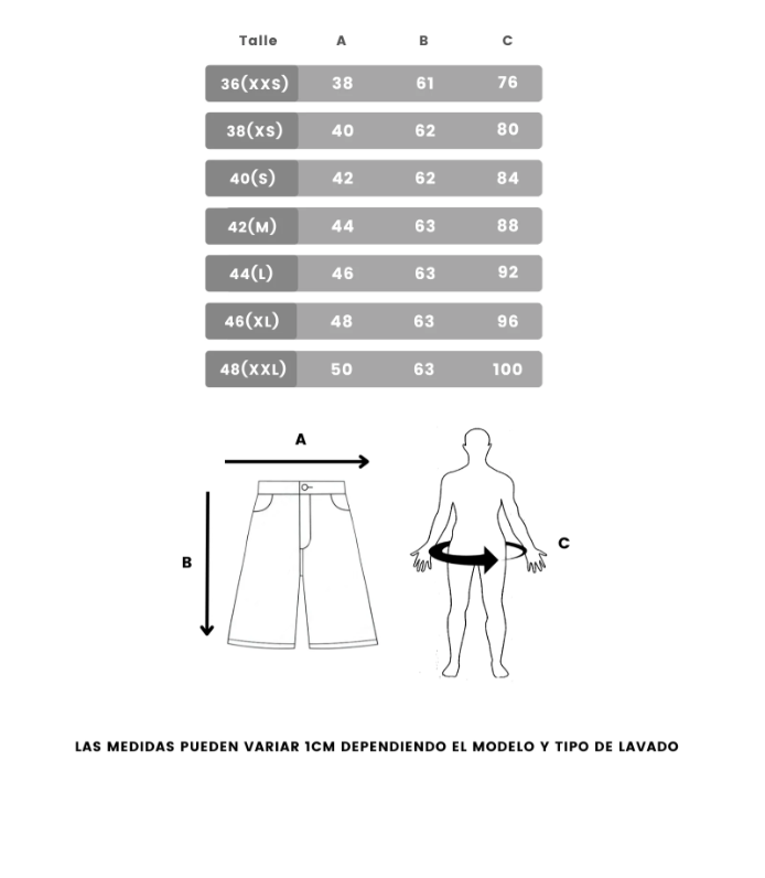 Bermuda Baggy Grey I