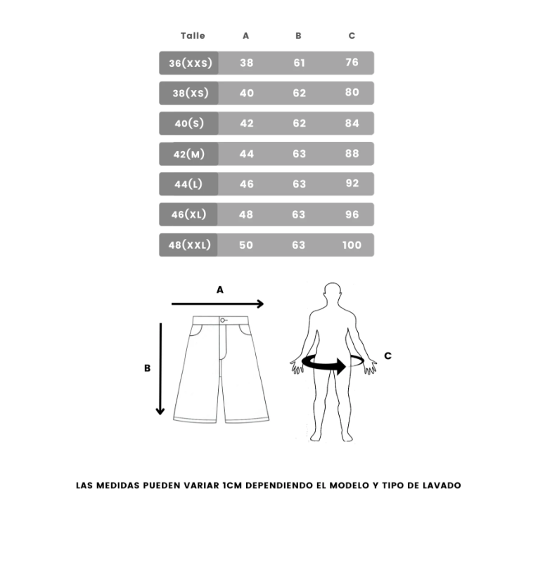 Bermuda Baggy Denim VI VENEFO